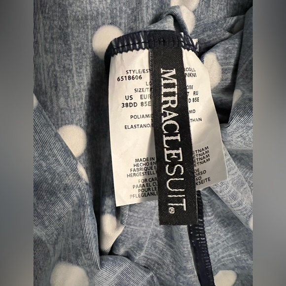 Miraclesuit Polka Dot Tankini Top & Bottoms NWOT - Picture 9 of 9